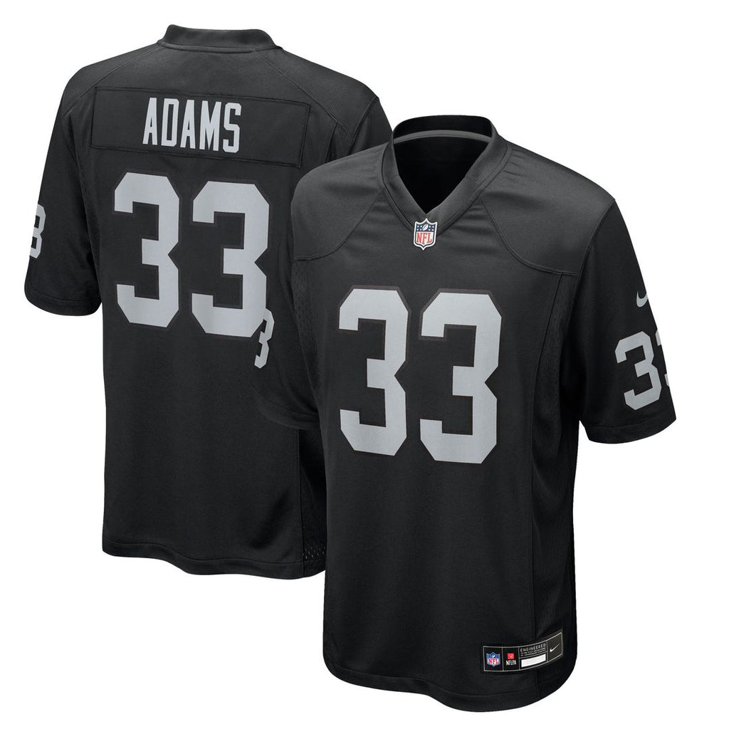 Jamal Adams Las Vegas Raiders Nike Team Game Jersey - Black