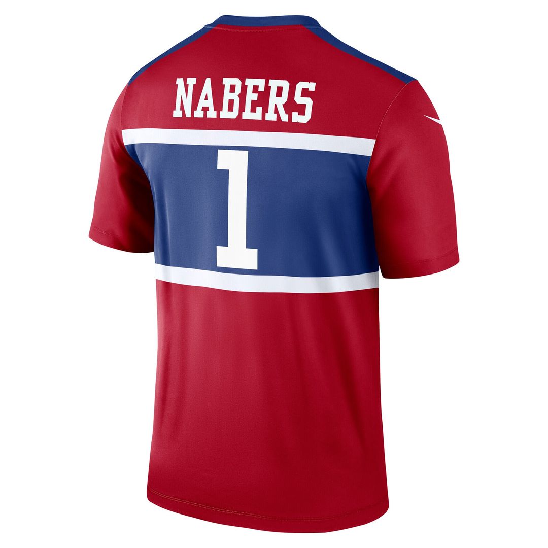 Malik Nabers New York Giants Nike Legend Player Performance Top - Red