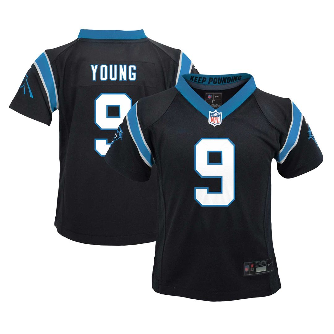 Bryce Young Carolina Panthers Nike Preschool Player Game Official Jersey - Black