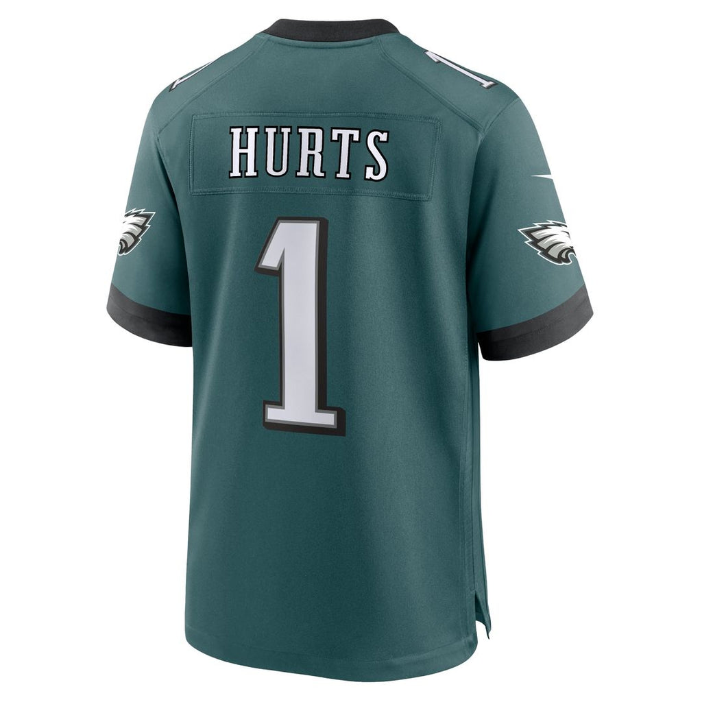 Jalen Hurts Philadelphia Eagles Nike Team Game Official Jersey - Midnight Green
