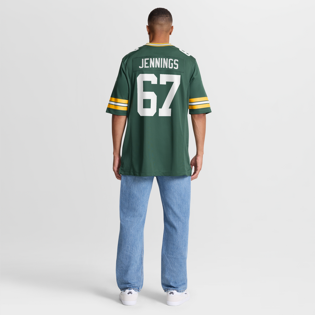 Donovan Jennings Green Bay Packers Nike Team Game Official Jersey -  Green