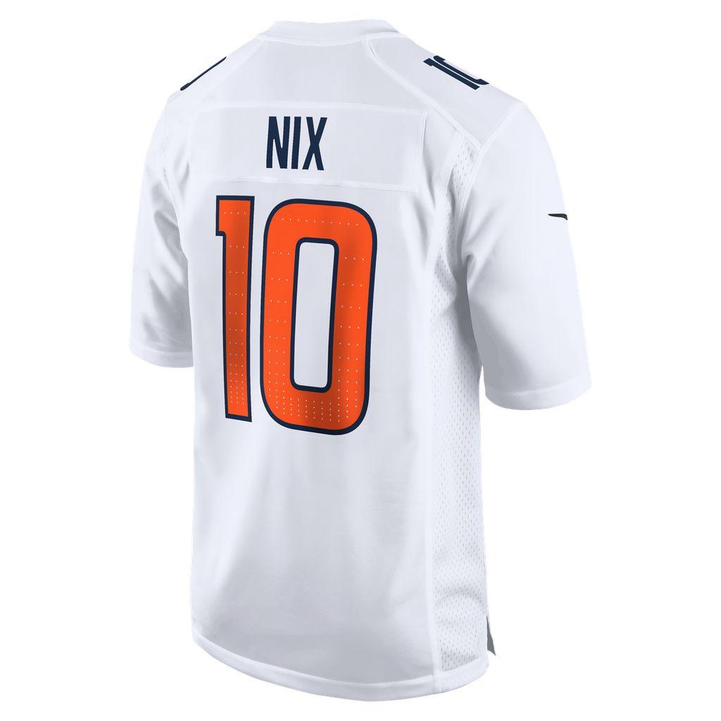 Bo Nix Denver Broncos Nike Tundra Fashion Game Official Jersey - White