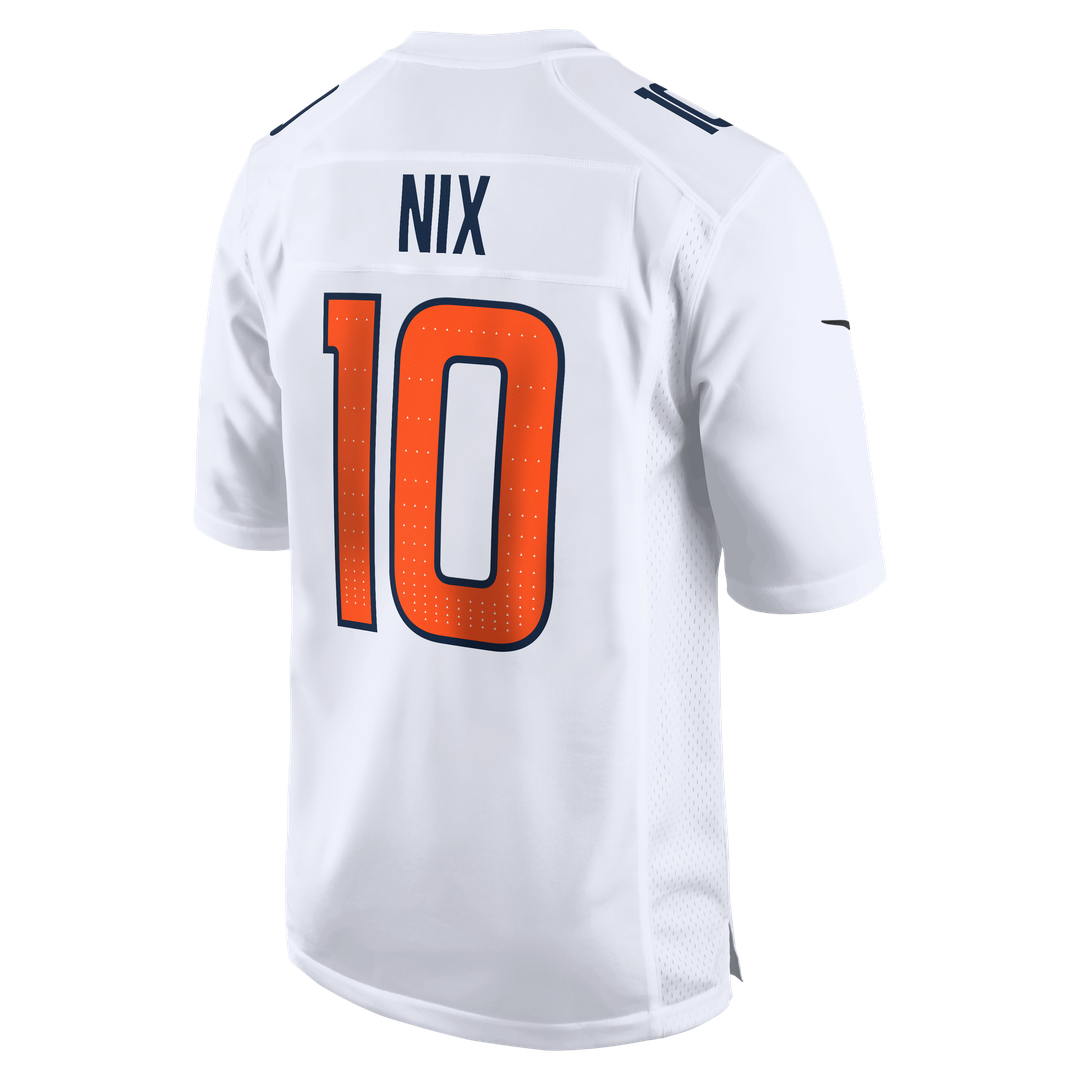 Bo Nix Denver Broncos Nike Tundra Fashion Game Official Jersey - White