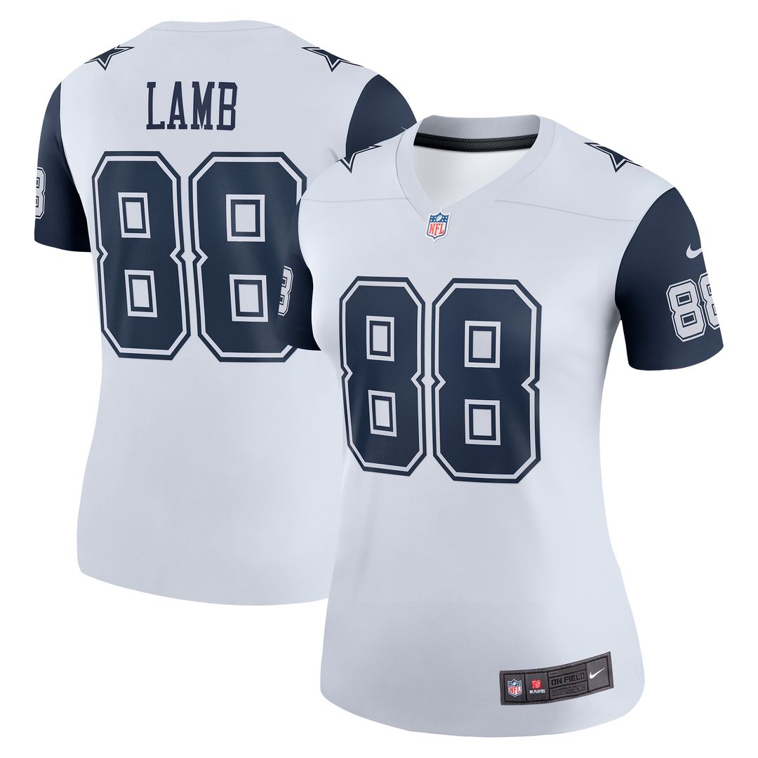 CeeDee Lamb Dallas Cowboys Nike Women's Legend Player Performance Top - Navy
