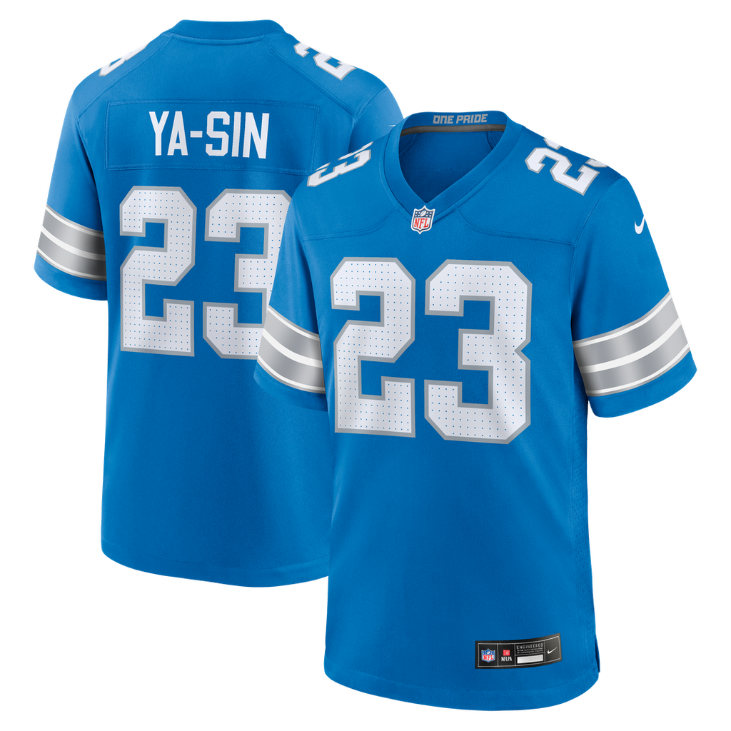 Rock Ya-Sin Detroit Lions Nike Team Game Jersey - Blue