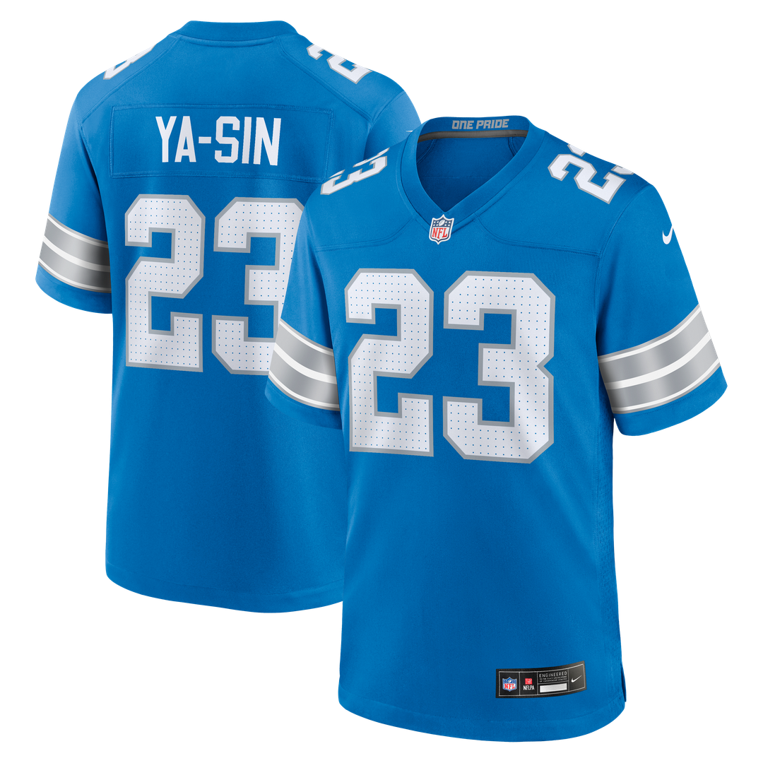 Rock Ya-Sin Detroit Lions Nike Team Game Jersey - Blue