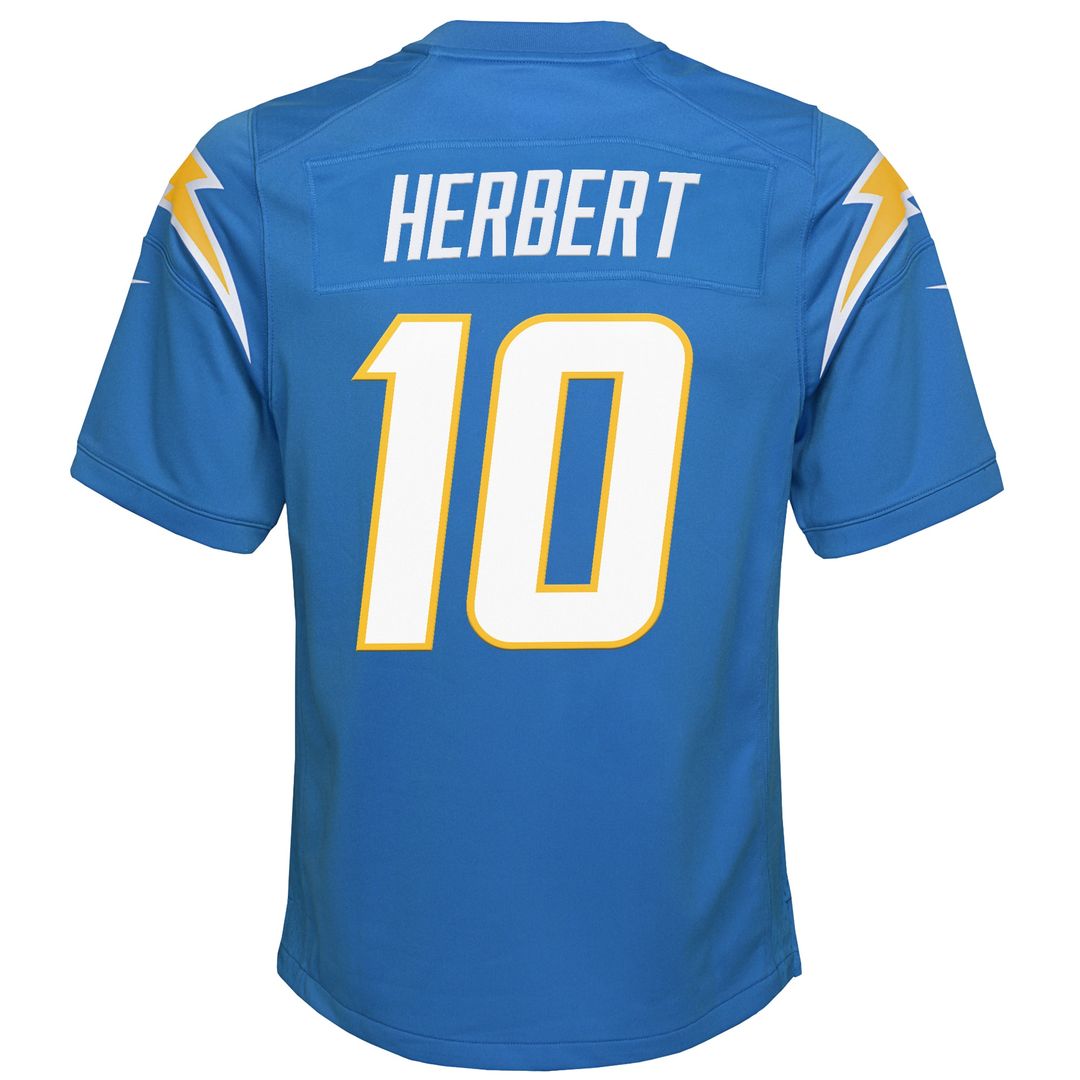 Justin Herbert Los Angeles Chargers Nike Youth Game Official Jersey - Navy