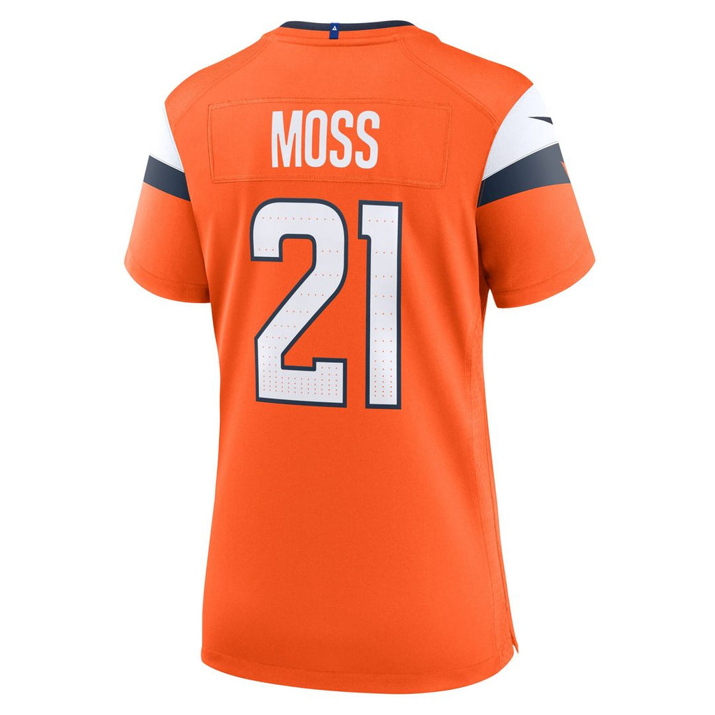 Riley Moss Denver Broncos Nike Women's Team Game Official Jersey -  Orange