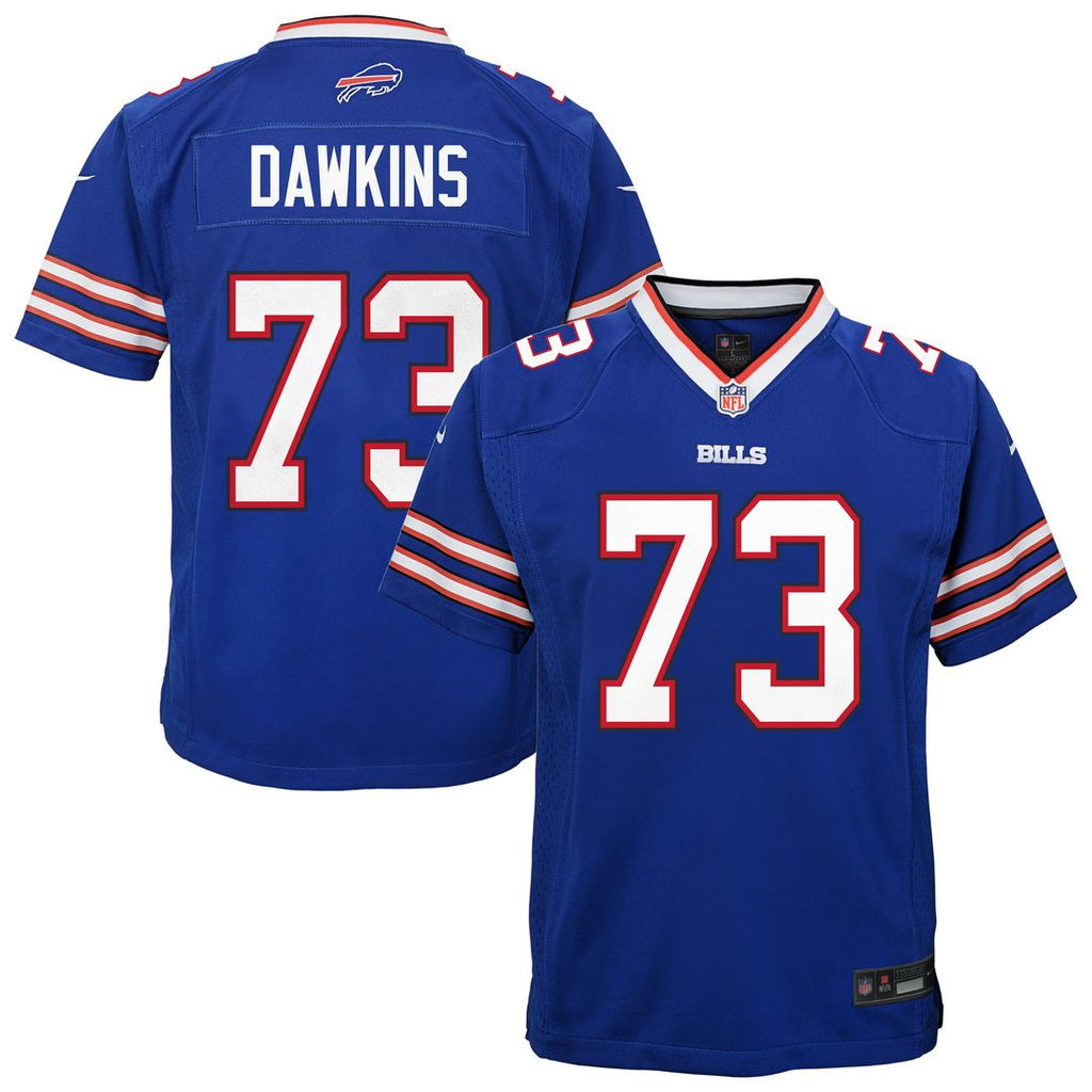 Dion Dawkins Buffalo Bills Nike Youth Team Game Official Jersey - Royal