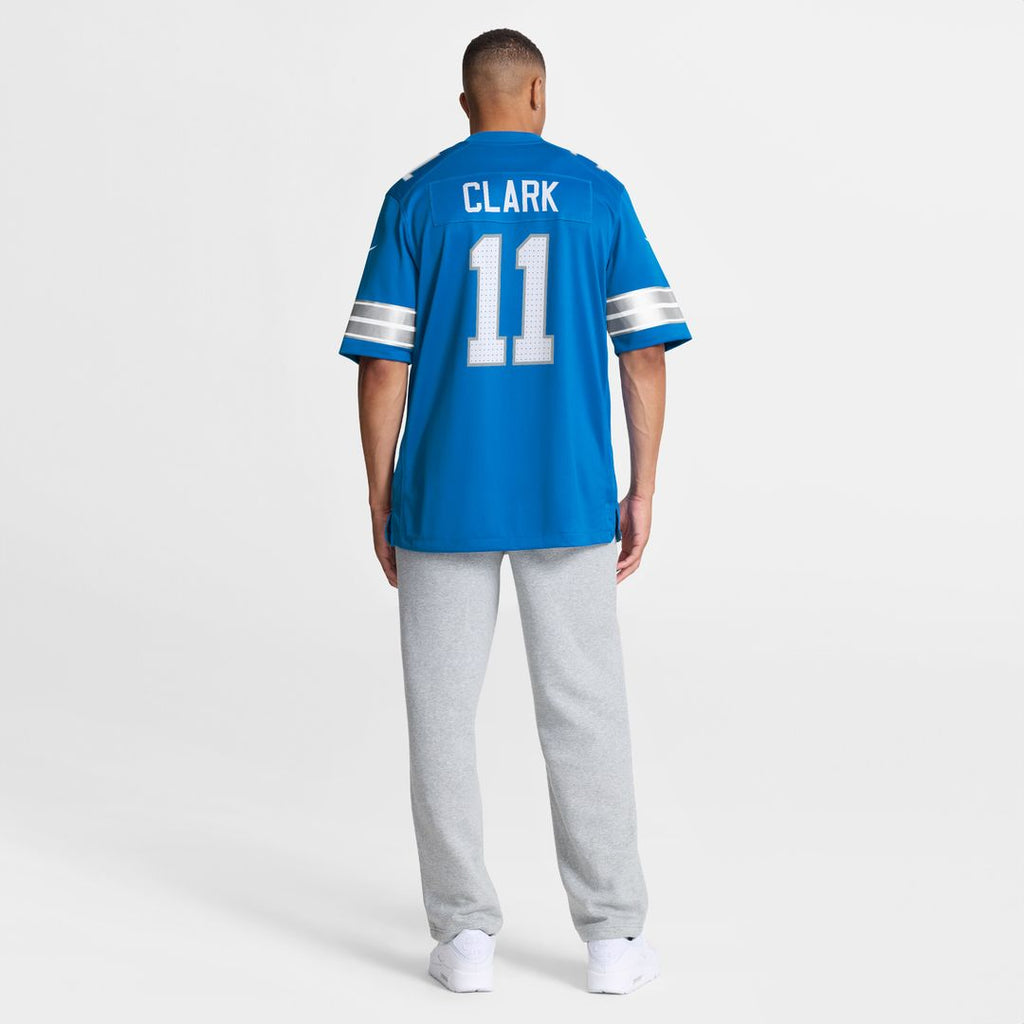 Damone Clark Detroit Lions Nike Team Game Official Jersey -  Blue