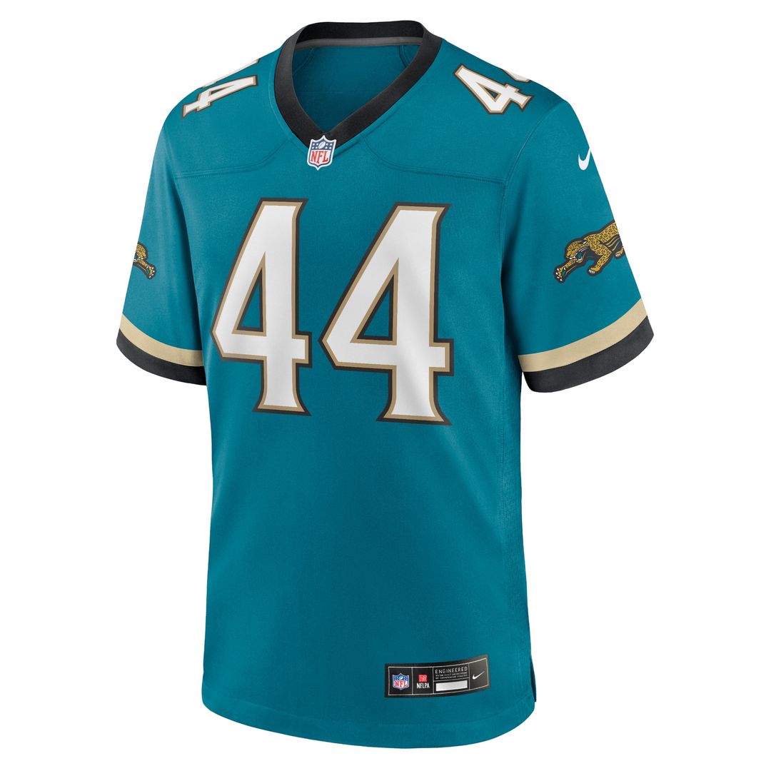 Travon Walker Jacksonville Jaguars Nike Prowler Throwback Player Game Official Jersey - Teal