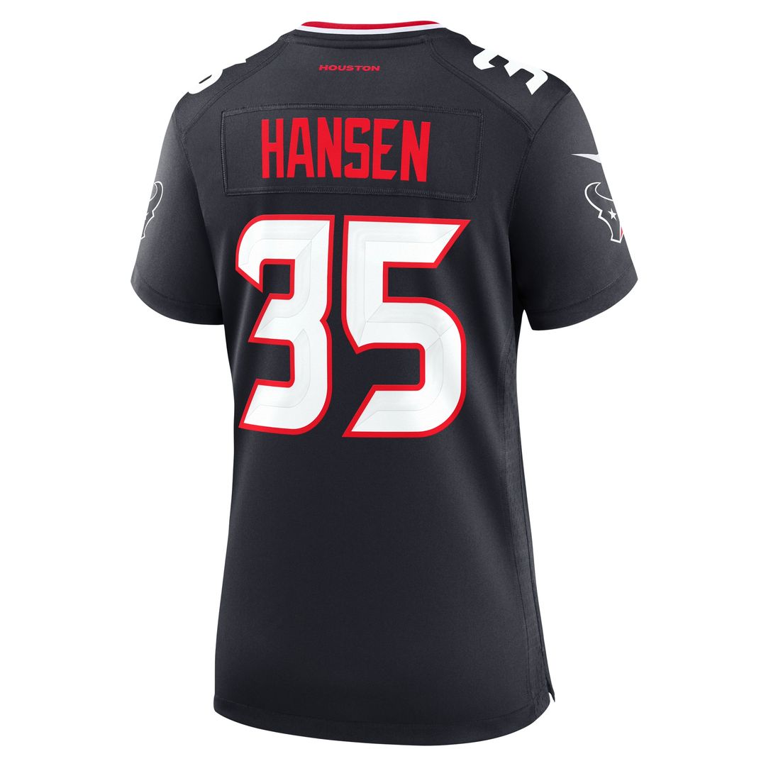 Jake Hansen Houston Texans Nike Women's Team Game Official Jersey -  Navy