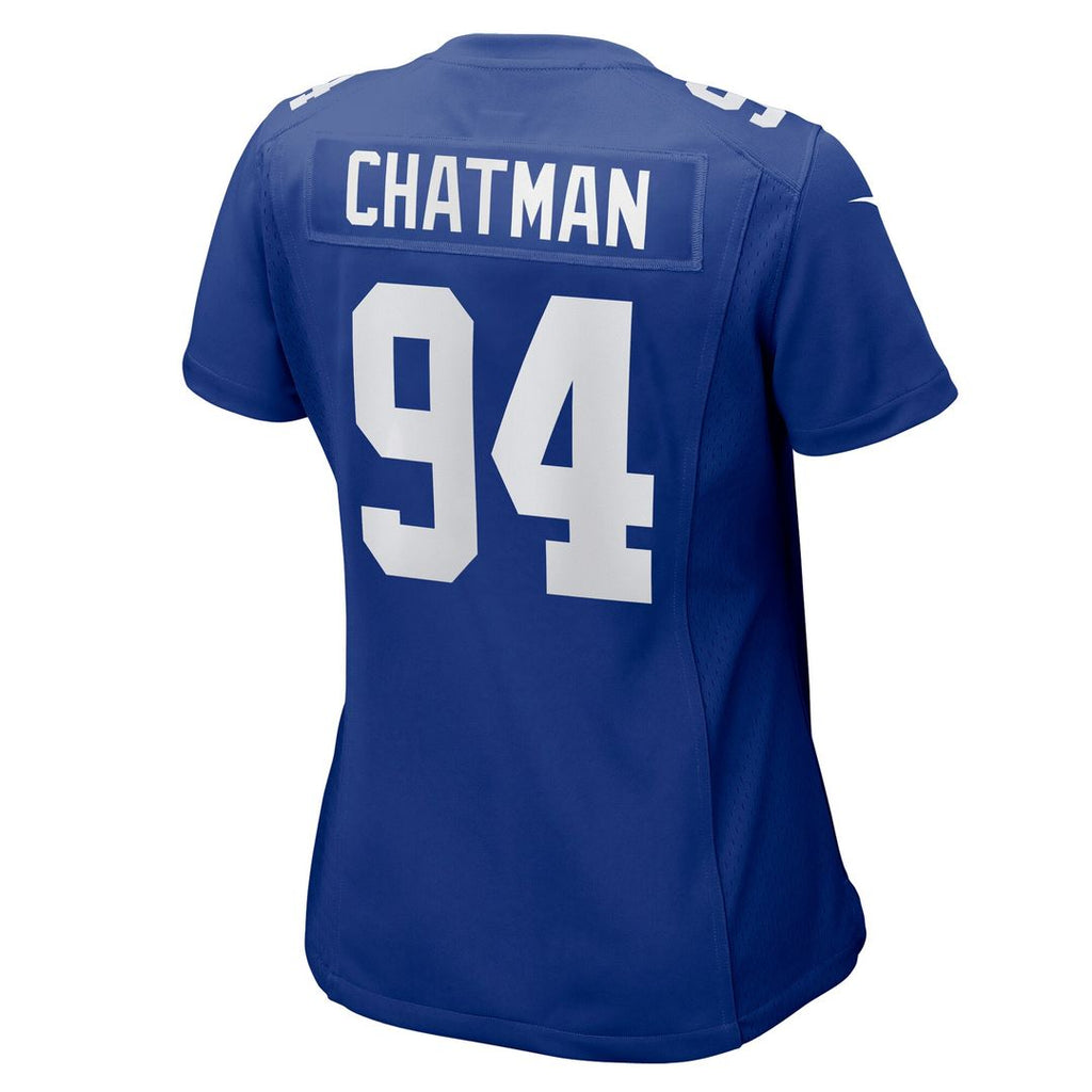 Elijah Chatman New York Giants Nike Women's Game Jersey - Royal