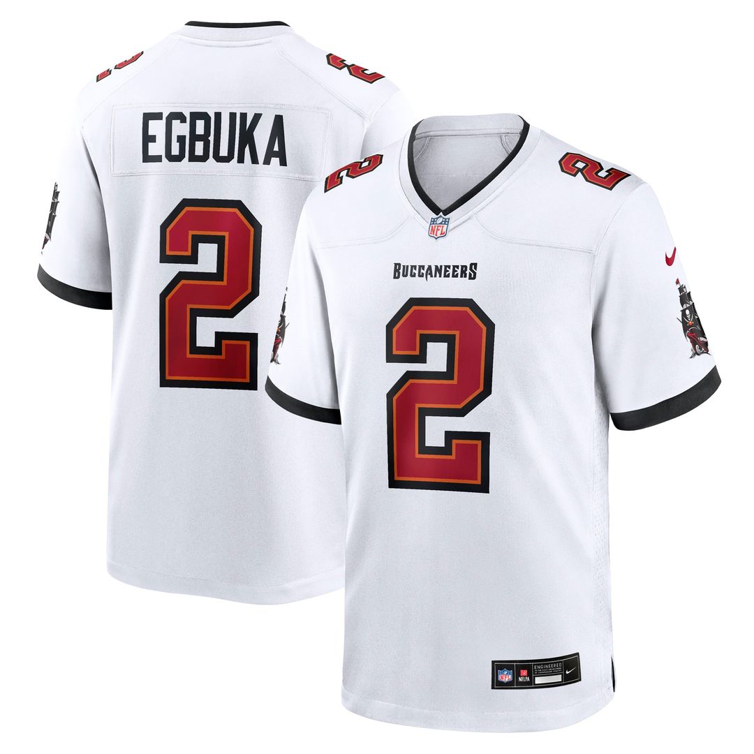 Emeka Egbuka Tampa Bay Buccaneers Nike Alternate 2 Game Jersey - Creamsicle