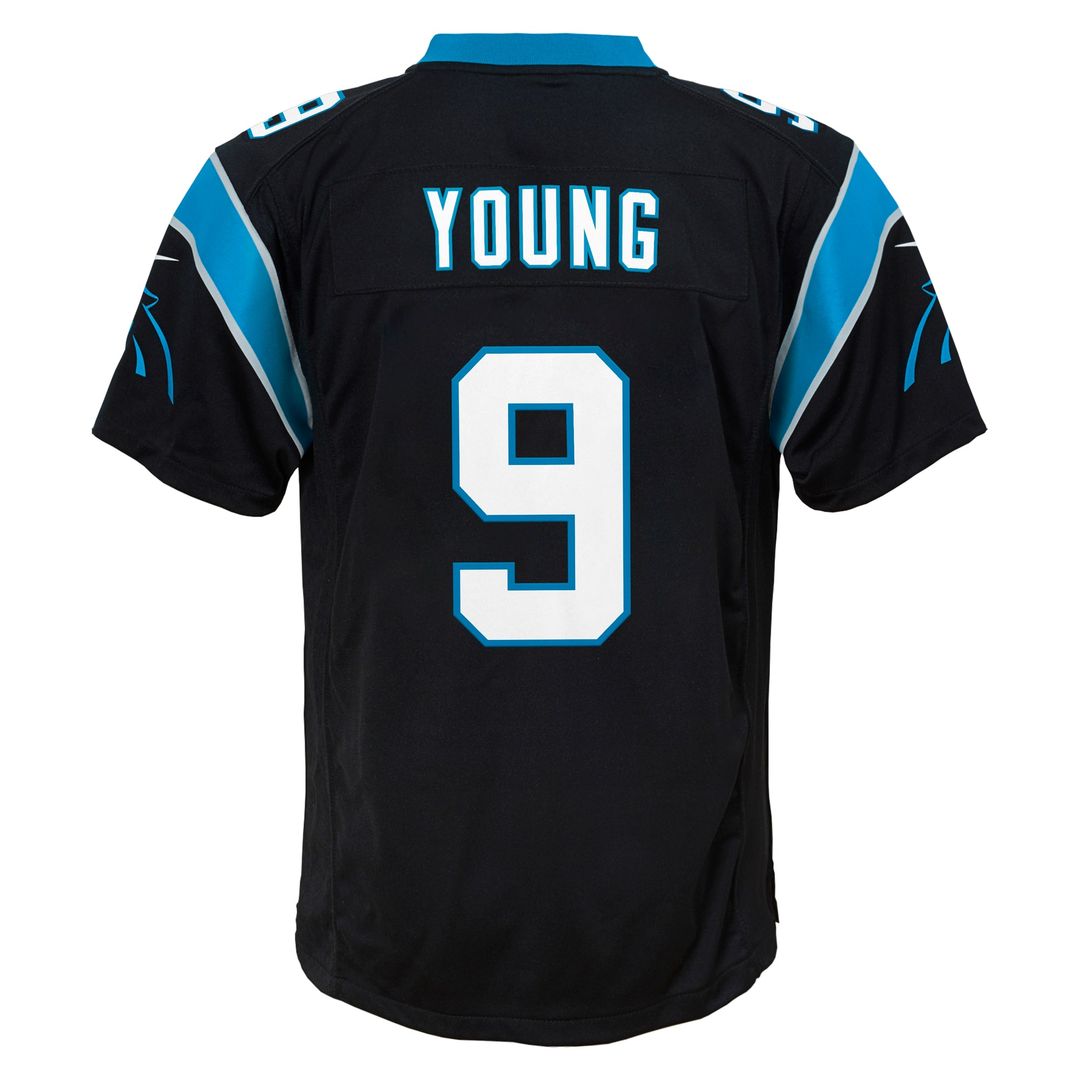 Bryce Young Carolina Panthers Nike Youth Game Official Jersey - Black