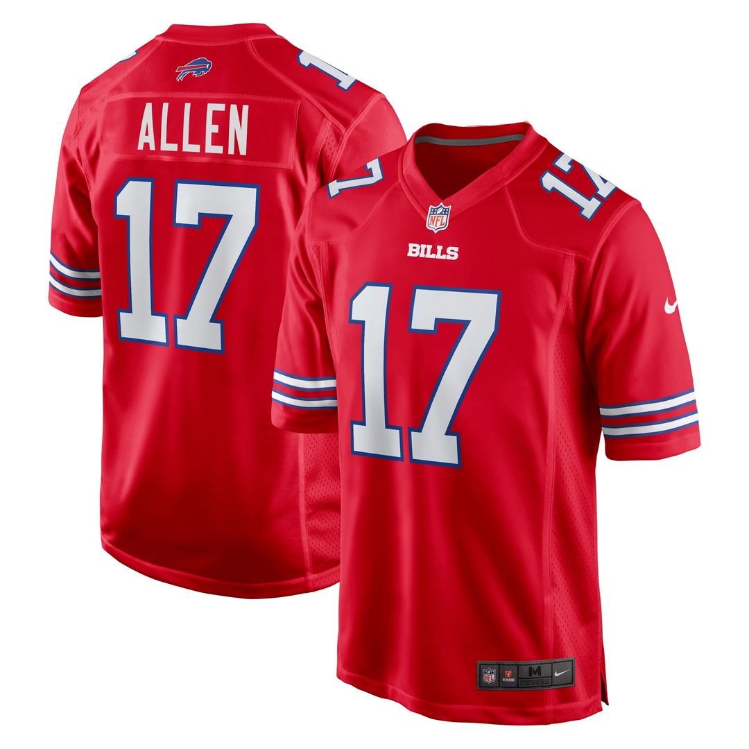 Josh Allen Buffalo Bills Nike Team Game Player Official Jersey - Royal
