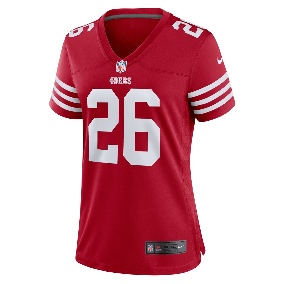 Chase Lucas San Francisco 49ers Nike Women's Team Game Official Jersey -  Scarlet