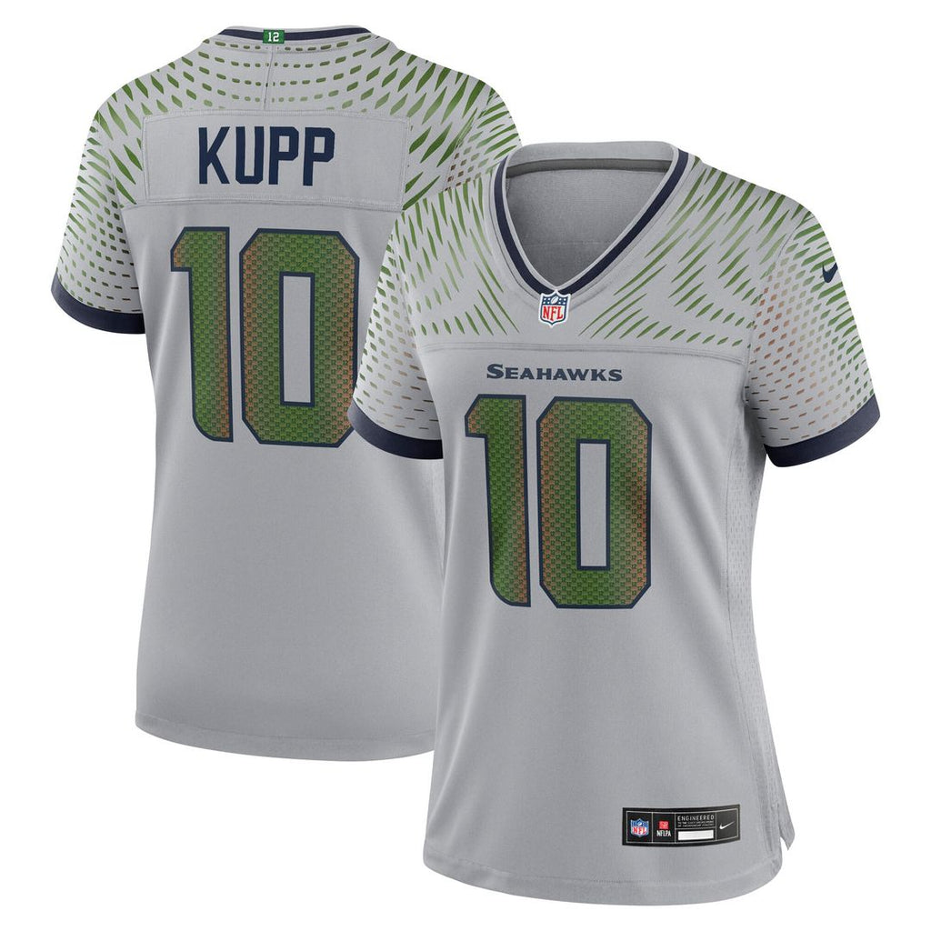 Cooper Kupp Seattle Seahawks Nike Women's 2025 Rivalries Collection Game Official Jersey - Wolf Gray
