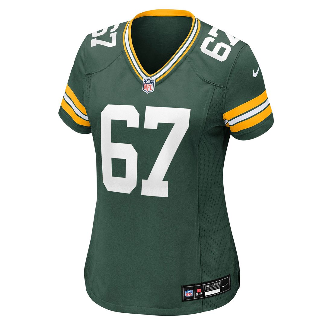 Donovan Jennings Green Bay Packers Nike Women's Team Game Official Jersey -  Green