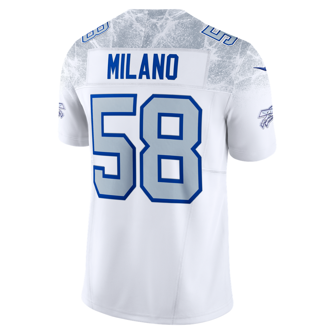 Matt Milano Buffalo Bills Nike 2025 Rivalries Collection Stitched Limited Official Jersey - White
