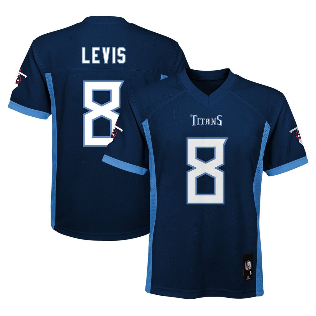 Will Levis Tennessee Titans Youth Player Replica Jersey - Navy