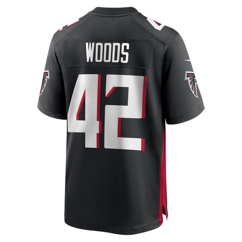 Josh Woods Atlanta Falcons Nike Team Game Jersey - Black