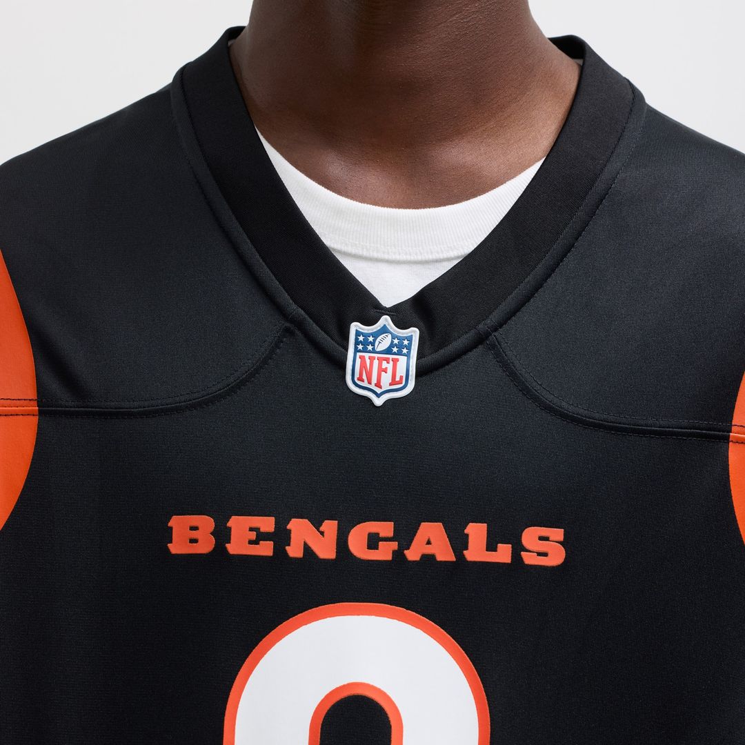 Joe Burrow Cincinnati Bengals Nike Player Game Official Jersey - Black
