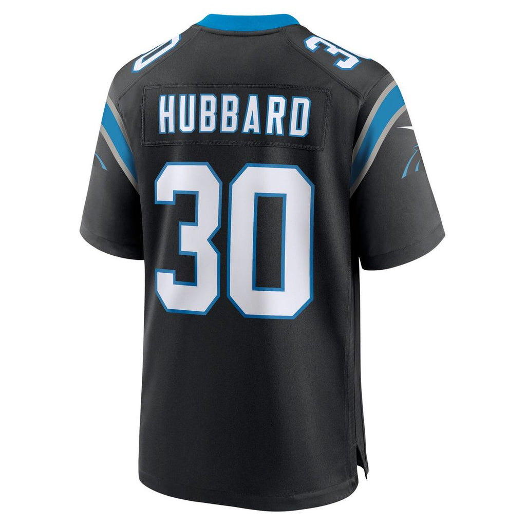 Chuba Hubbard Carolina Panthers Nike Team Game Official Jersey - Black