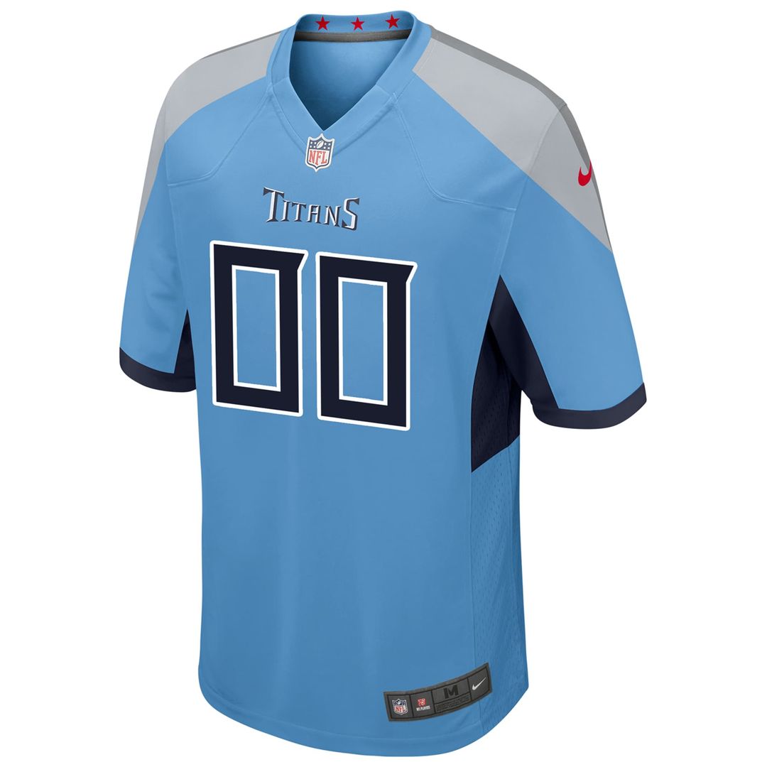 Tennessee Titans Nike Youth Alternate Custom Game Official Jersey - Light Blue