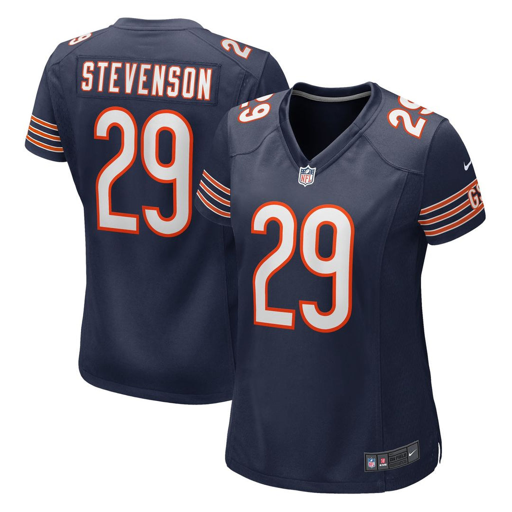 Tyrique Stevenson Chicago Bears Nike Women's  Game Official Jersey -  Navy