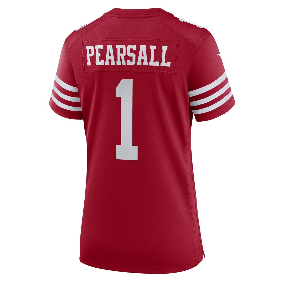 Ricky Pearsall San Francisco 49ers Nike Women's Team Game Jersey - Scarlet