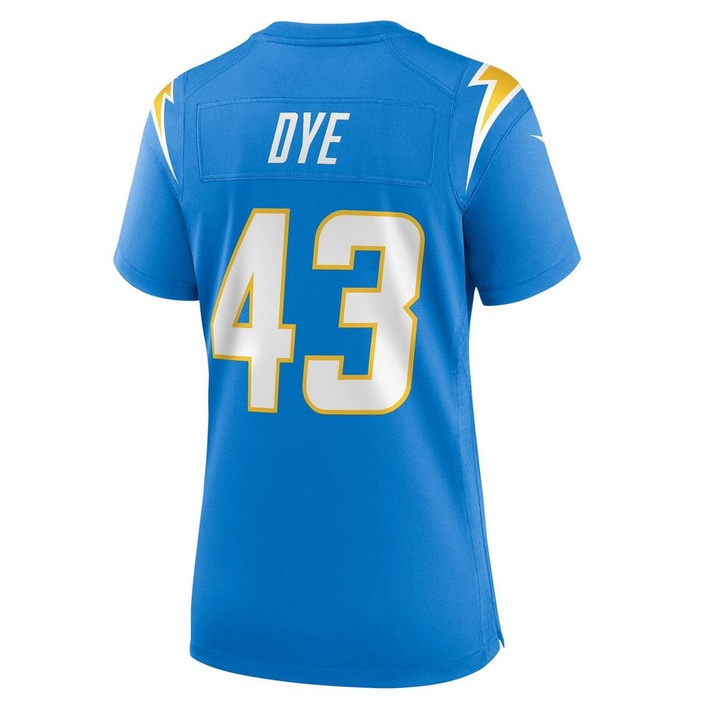 Troy Dye Los Angeles Chargers Nike Women's  Game Official Jersey -  Powder Blue