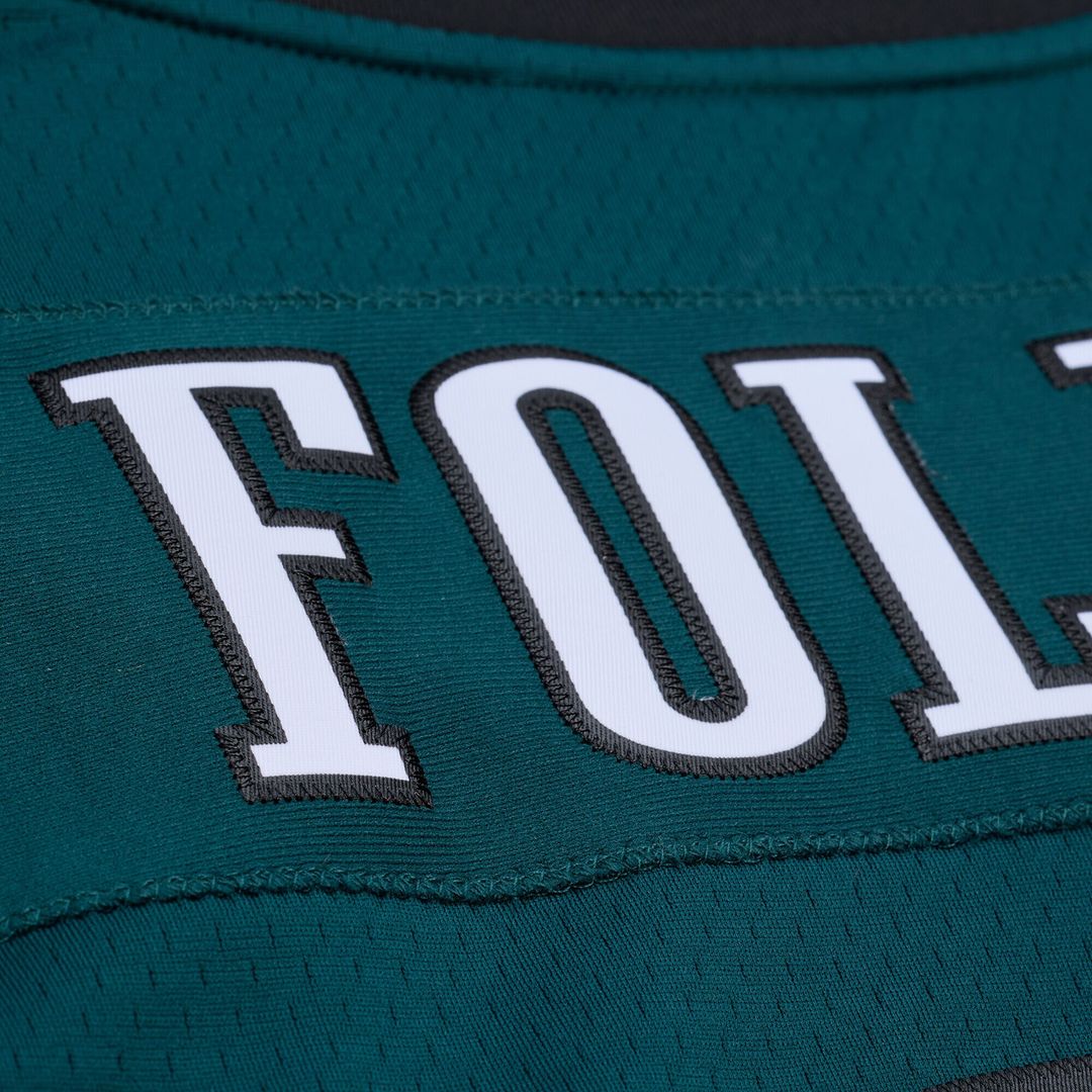 Nick Foles Philadelphia Eagles Mitchell & Ness Legacy Replica Official Jersey - Midnight Green