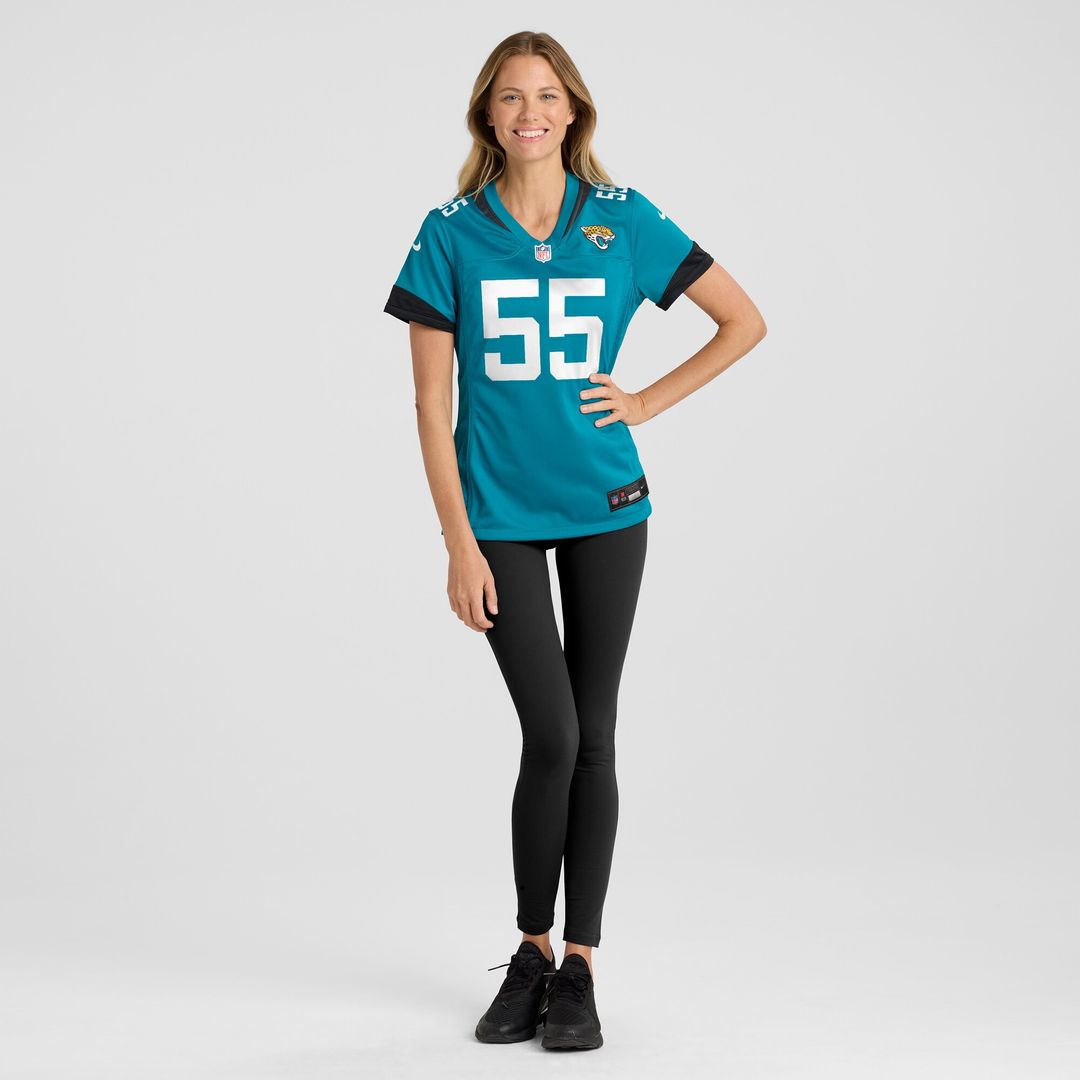 Dequan Jackson Jacksonville Jaguars Nike Women's  Game Official Jersey -  Teal