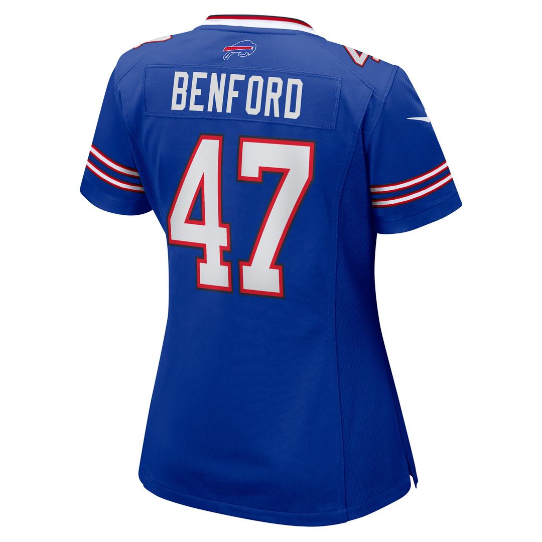 Christian Benford Buffalo Bills Nike Women's Game Official Jersey - Royal