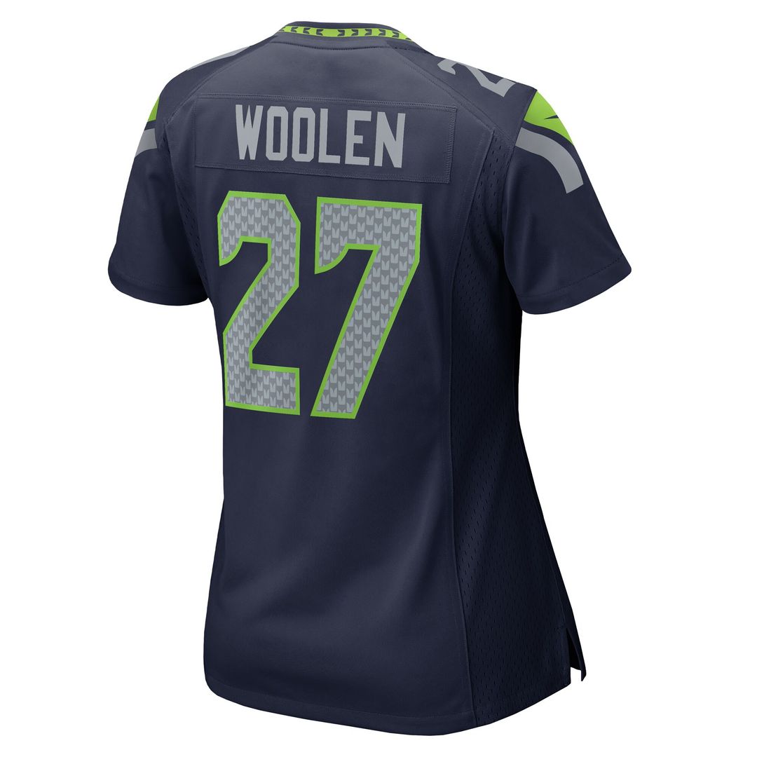 Riq Woolen Seattle Seahawks Nike Women's Team Game Official Jersey -  College Navy