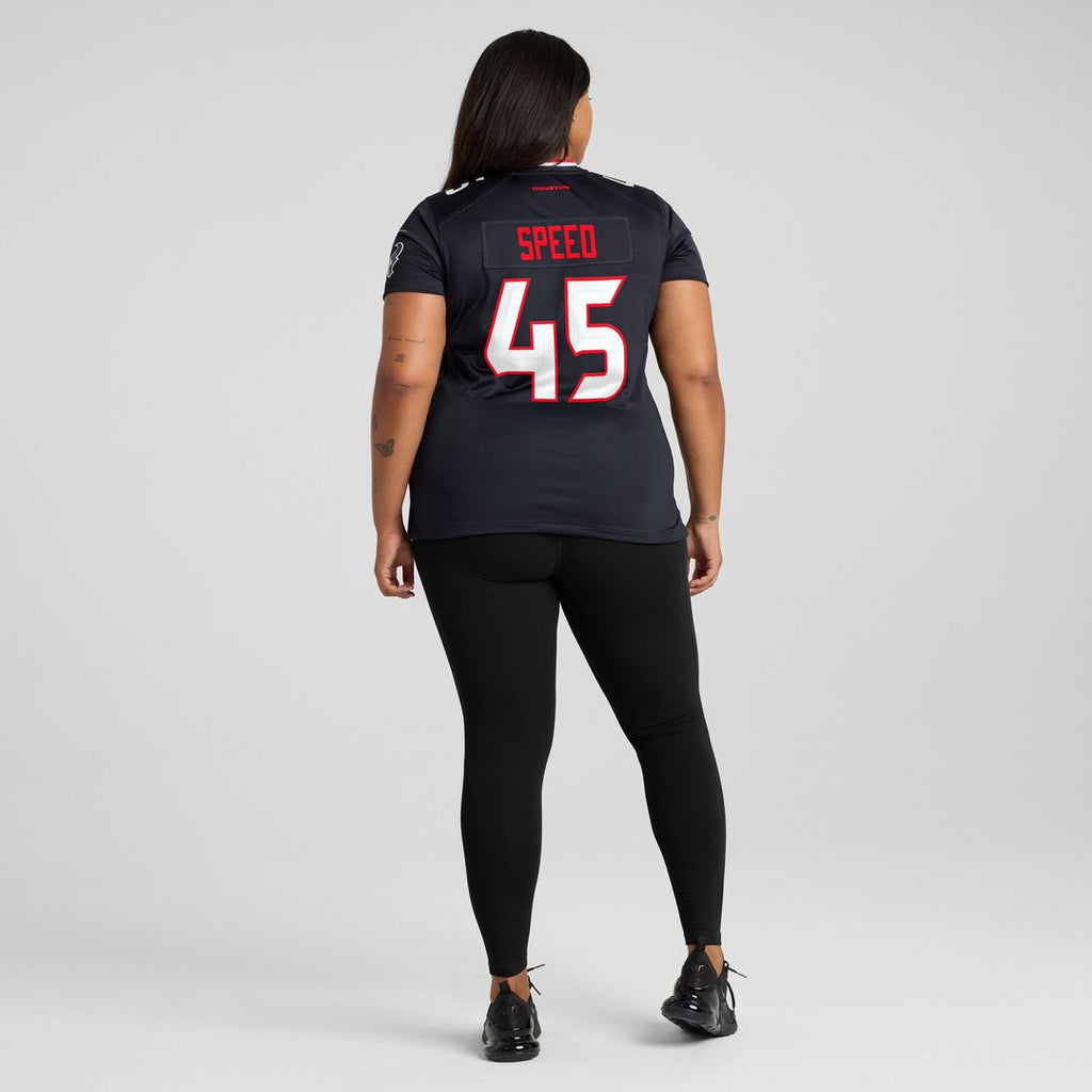E.J. Speed Houston Texans Nike Women's Team Game Jersey - Navy