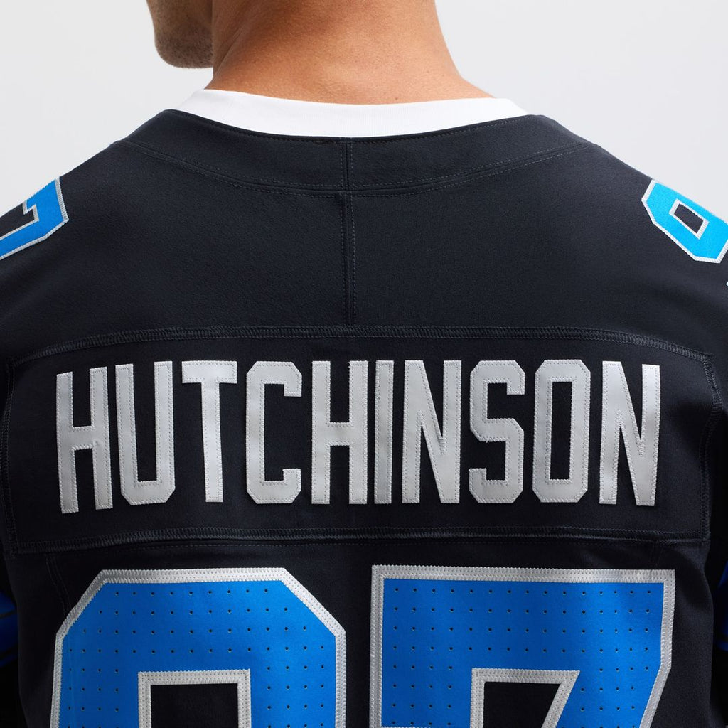 Aidan Hutchinson Detroit Lions Nike Alternate Vapor F.U.S.E. Elite Official Jersey - Black