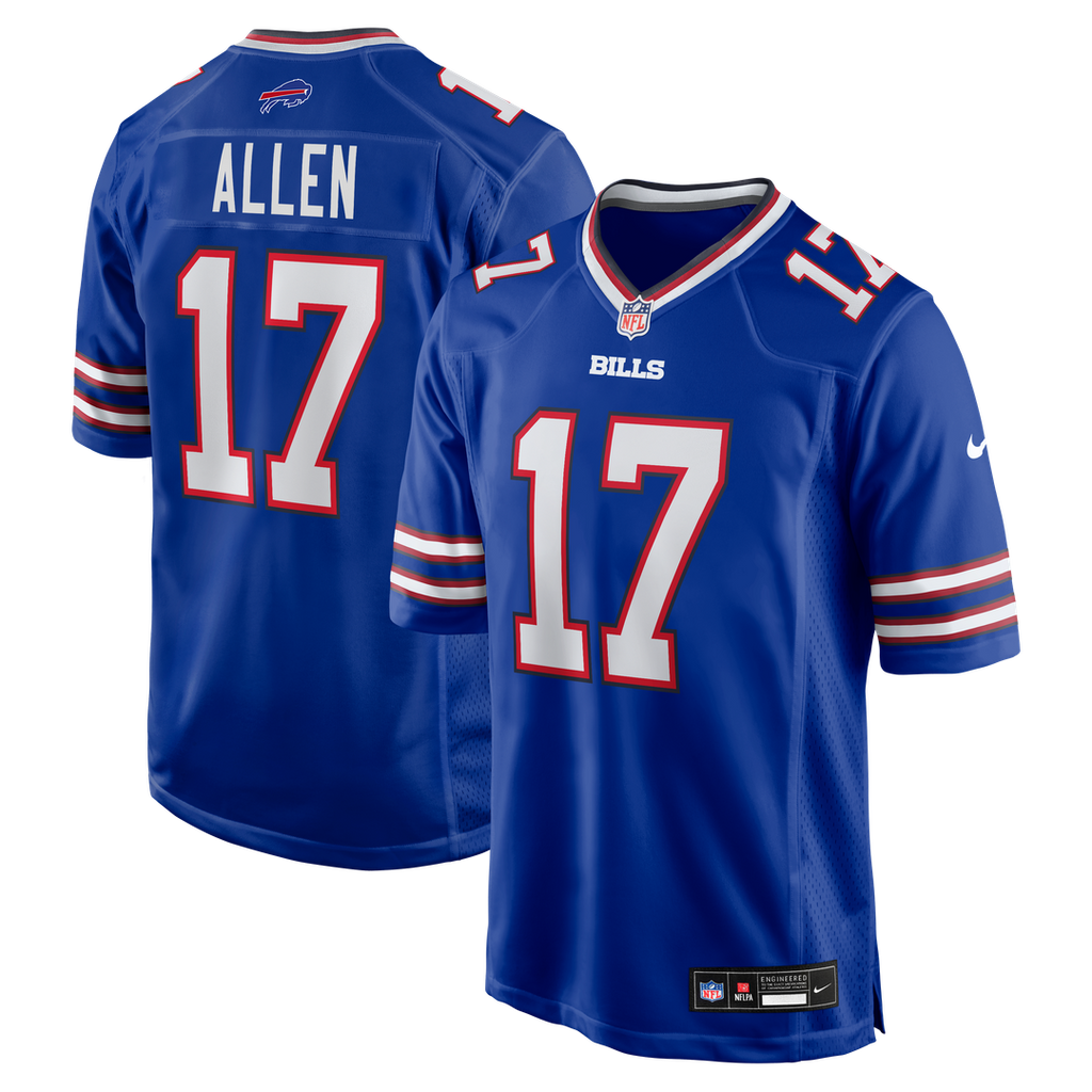 Josh Allen Buffalo Bills Nike Team Game Player Official Jersey - Royal