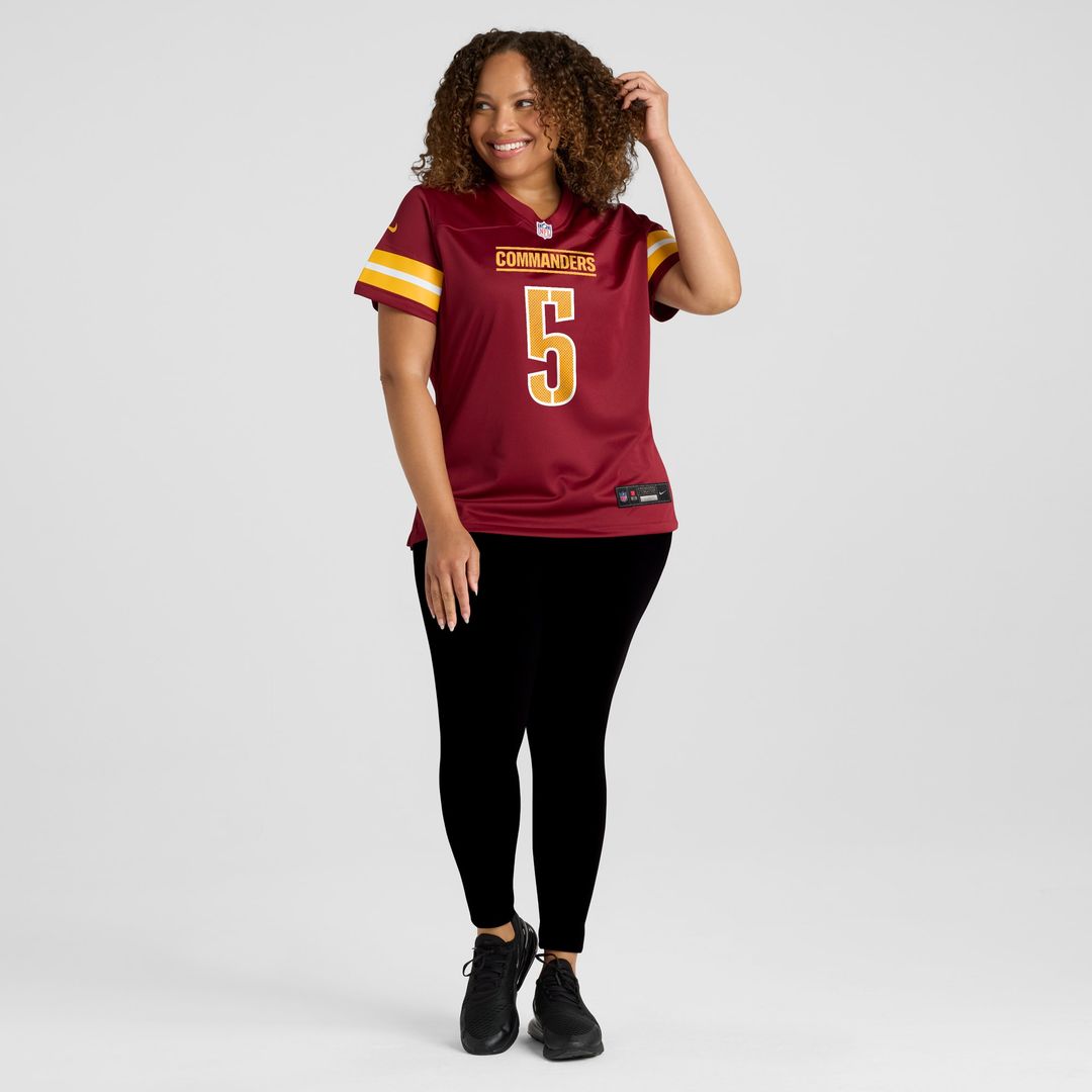 Jayden Daniels Washington Commanders Nike Women's  Player Game Official Jersey - Burgundy