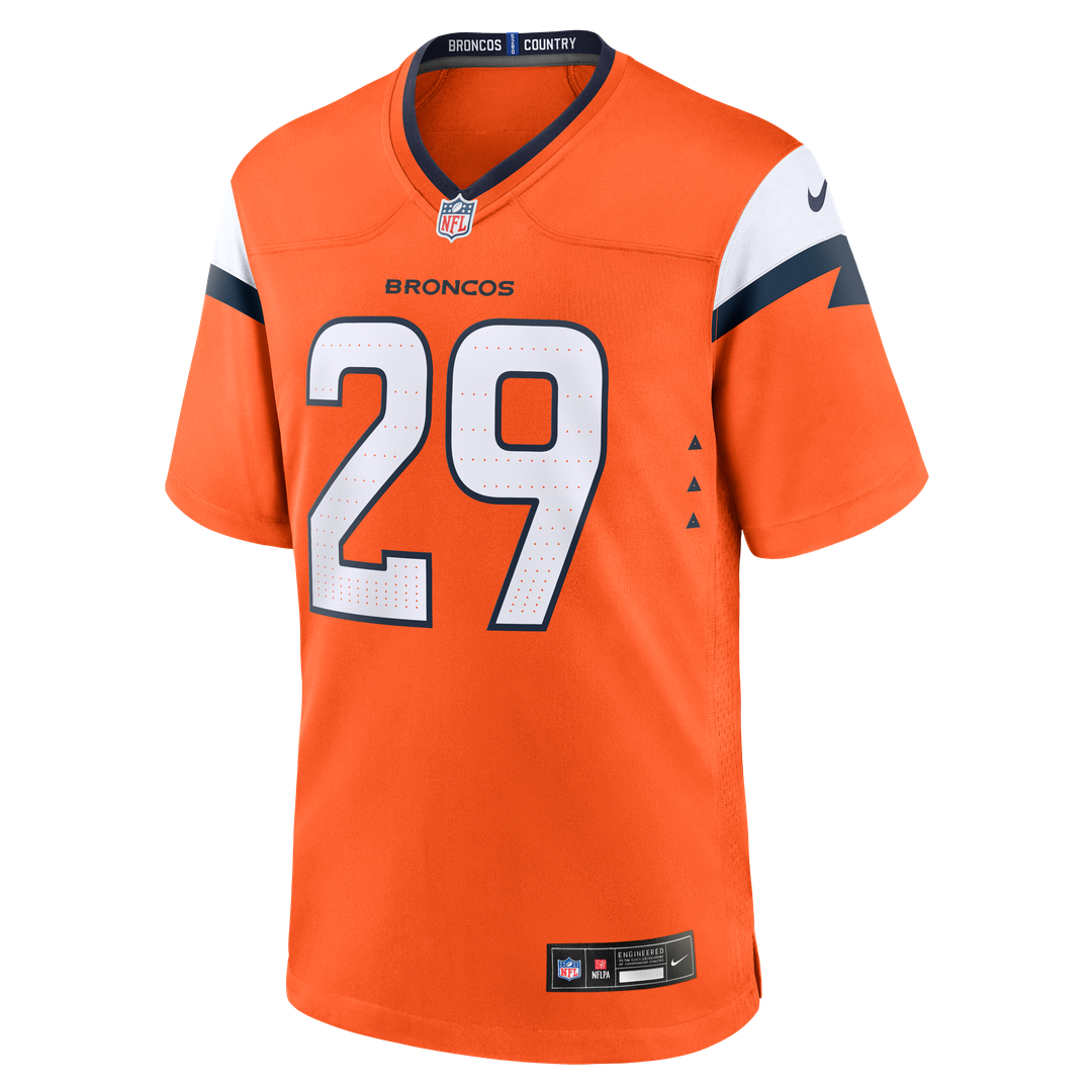 Ja'Quan McMillian Denver Broncos Nike Team Game Official Jersey -  Orange
