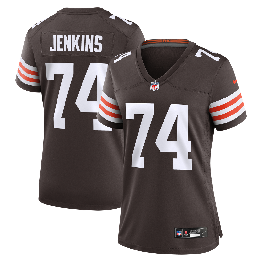 Elgton Jenkins Cleveland Browns Nike Women's Team Game Official Jersey -  Brown
