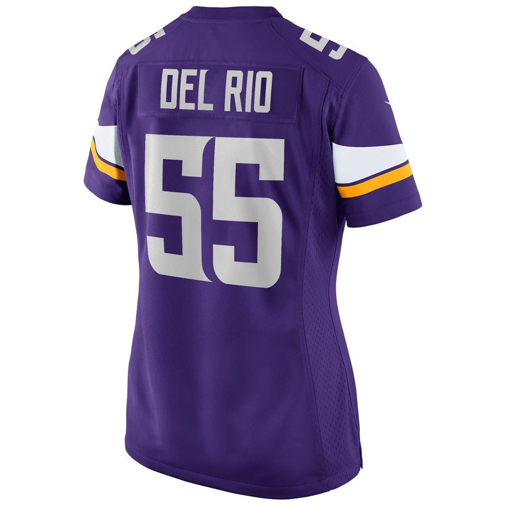 Jack Del Rio Minnesota Vikings Nike Women's Game Retired Player Official Jersey - Purple