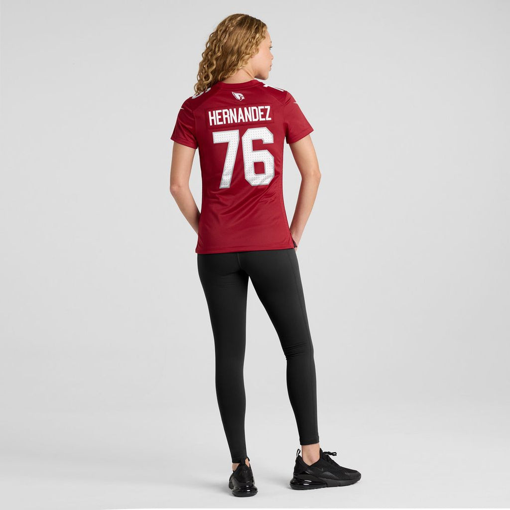 Will Hernandez Arizona Cardinals Nike Women's  Game Official Jersey -  Cardinal