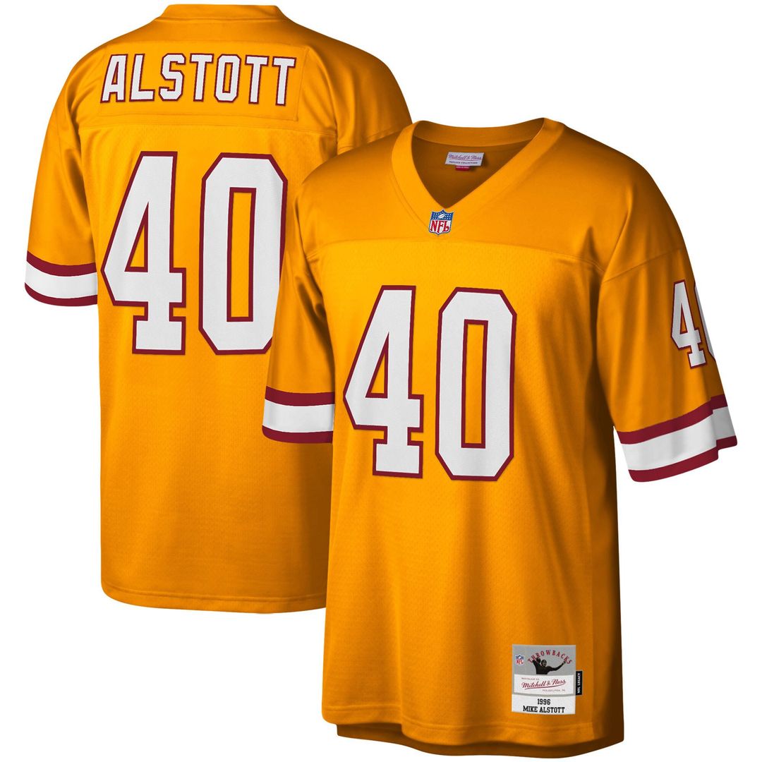 Mike Alstott Tampa Bay Buccaneers Mitchell & Ness Big & Tall 1996 Retired Player Replica Official Jersey - Orange