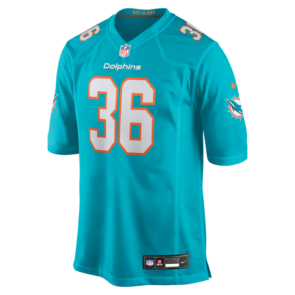 Storm Duck Miami Dolphins Nike Game Jersey - Aqua
