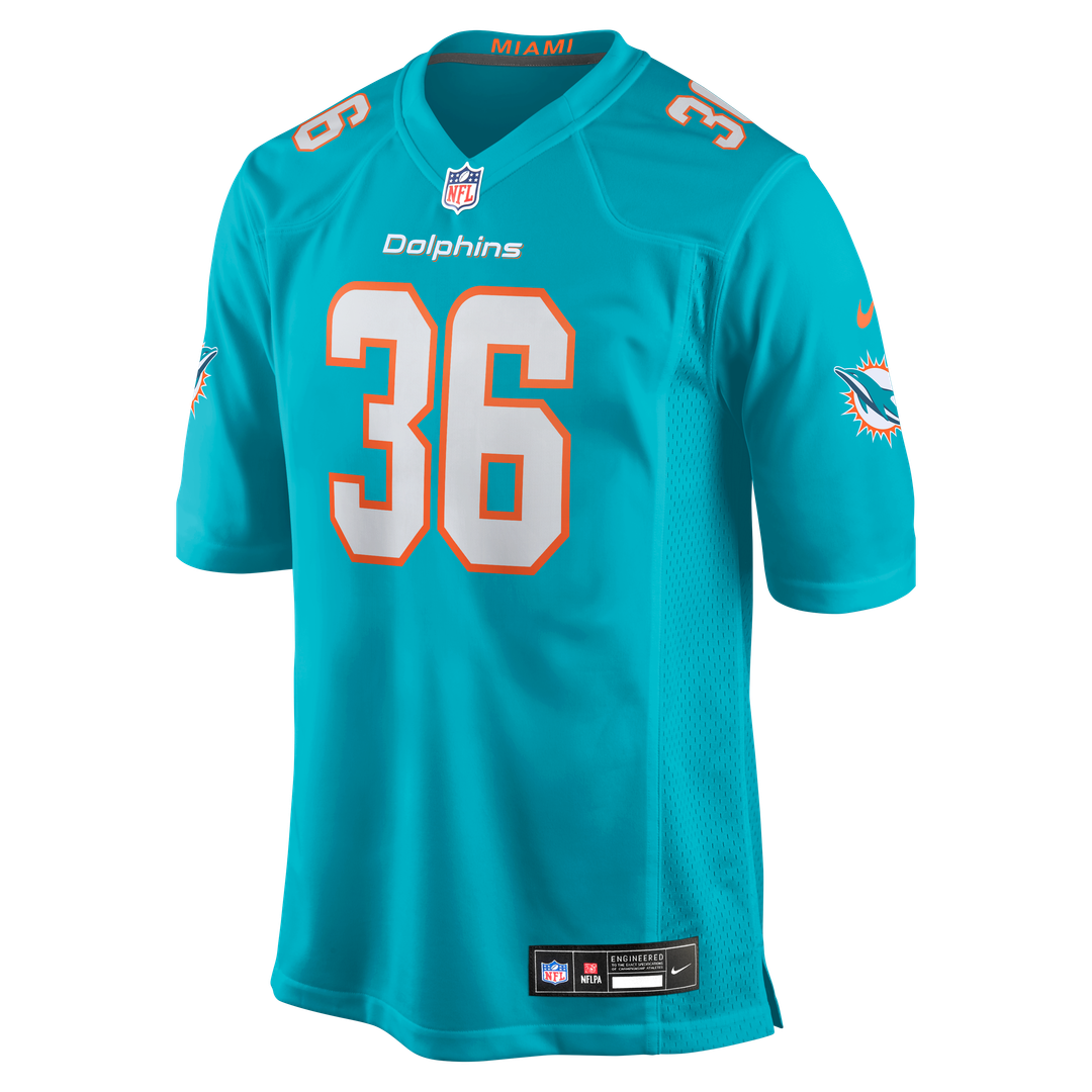Storm Duck Miami Dolphins Nike Game Jersey - Aqua