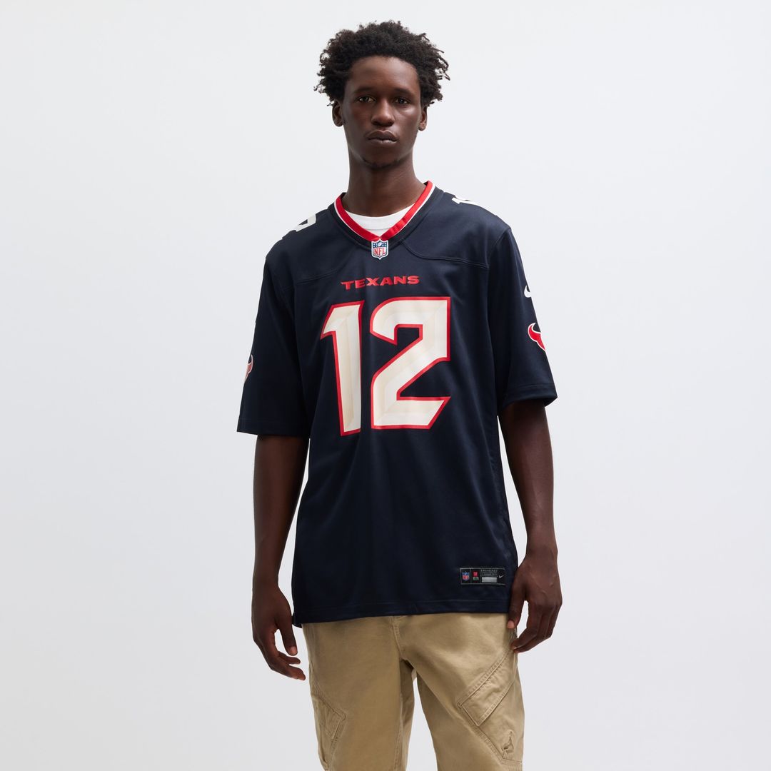 Nico Collins Houston Texans Nike Game Official Jersey - Navy