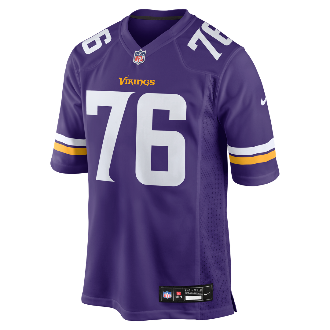 Will Fries Minnesota Vikings Nike Team Game Official Jersey -  Purple