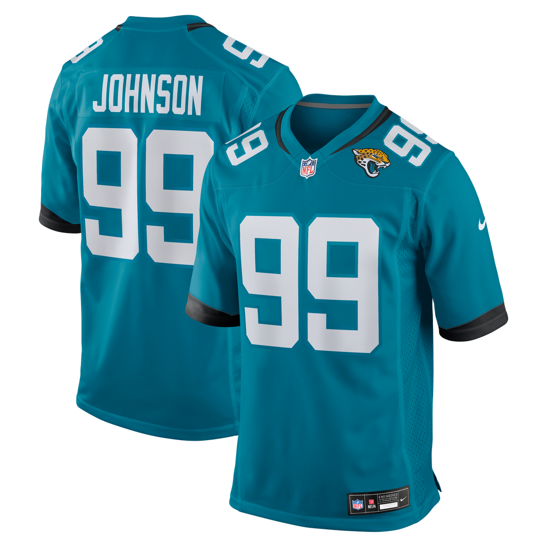 Austin Johnson Jacksonville Jaguars Nike Team Game Jersey - Teal